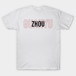 Guanyu Zhou Driver Name - 2022 Season #3 T-Shirt